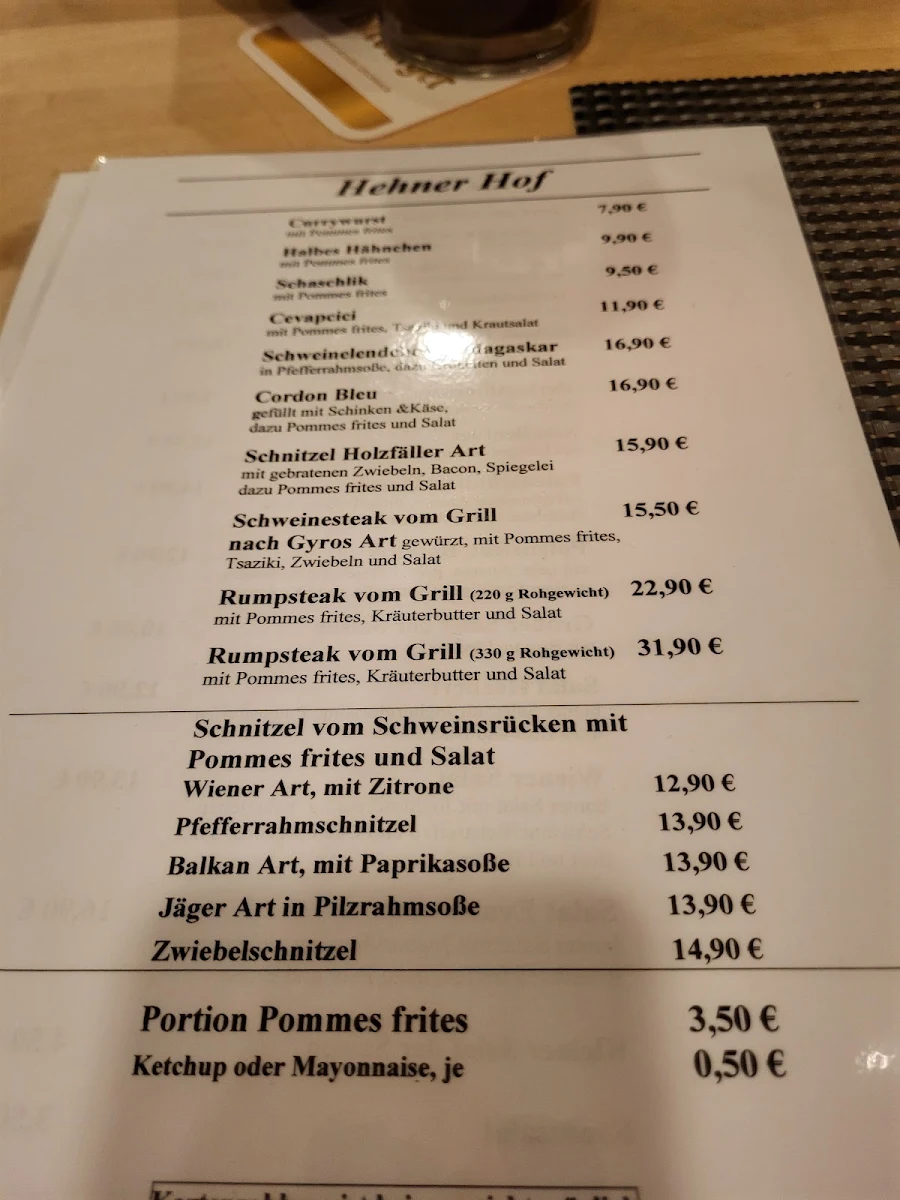 Speisekarte photo 2