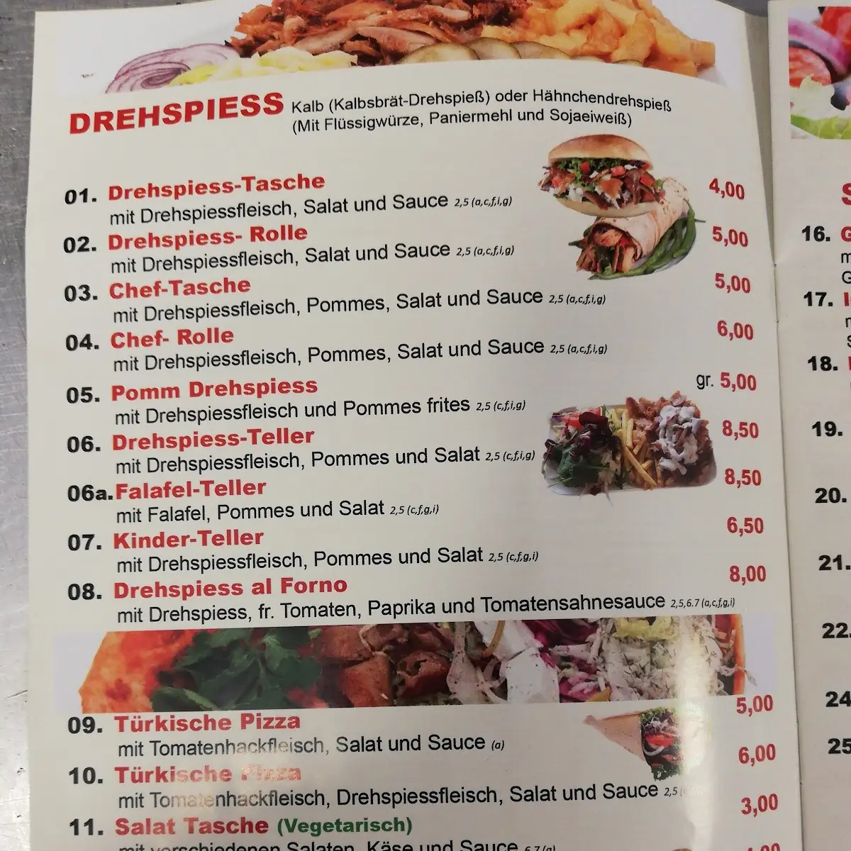 Speisekarte photo 10