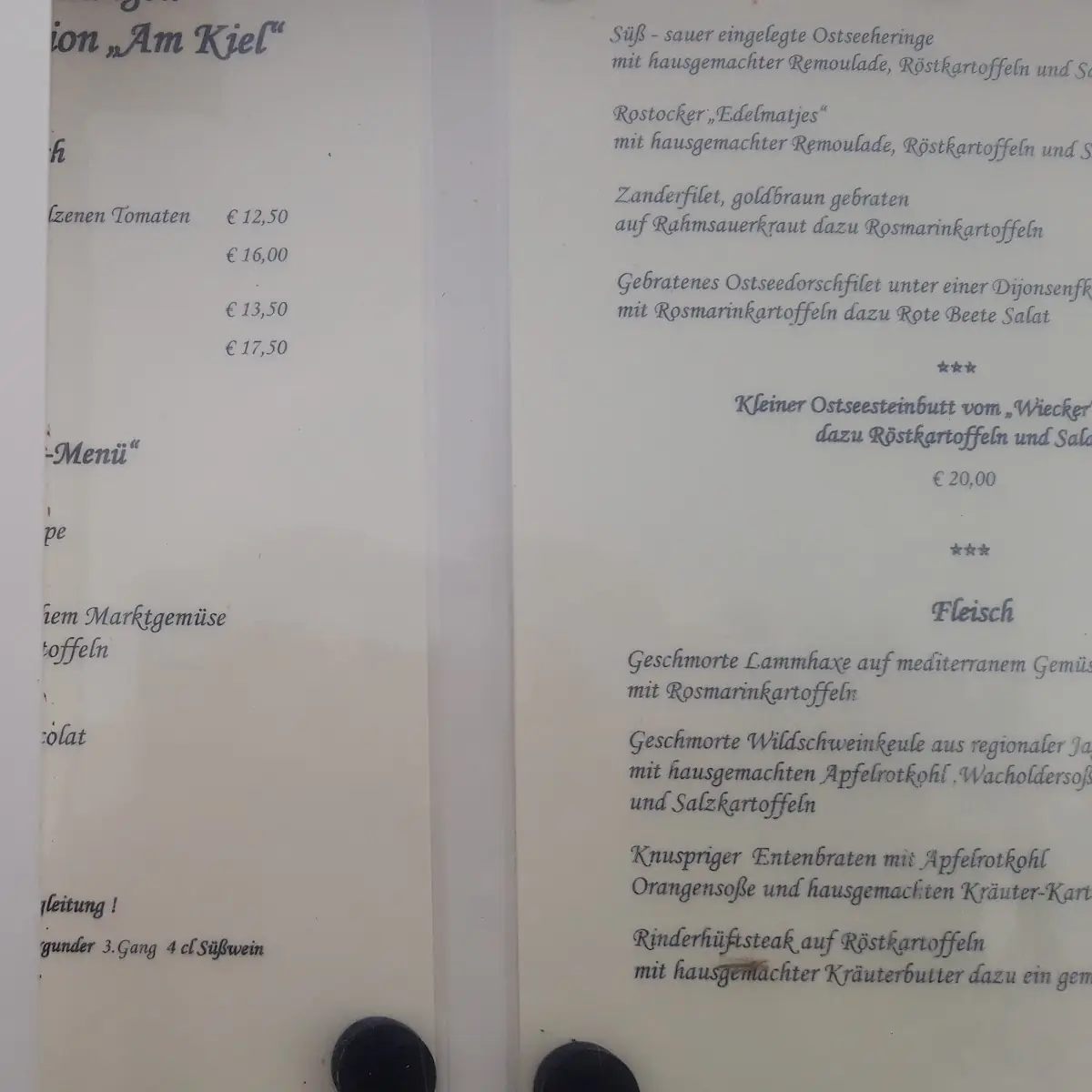 Speisekarte photo 2