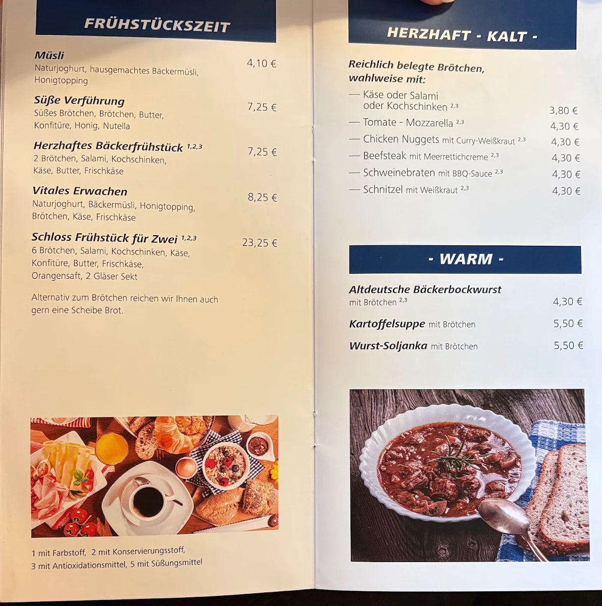 Speisekarte photo 1