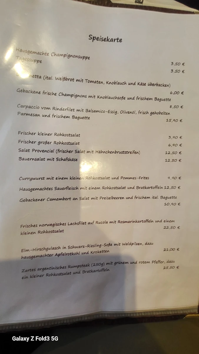 Speisekarte photo 1