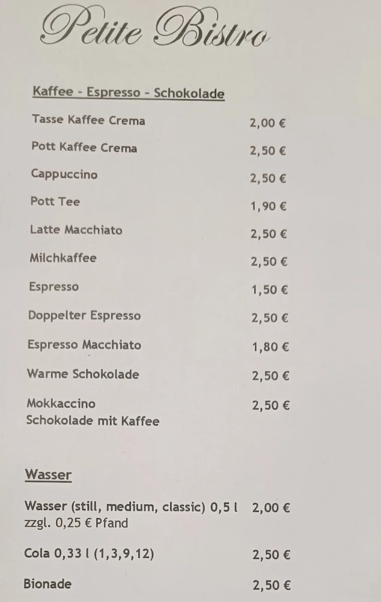 Speisekarte photo 3
