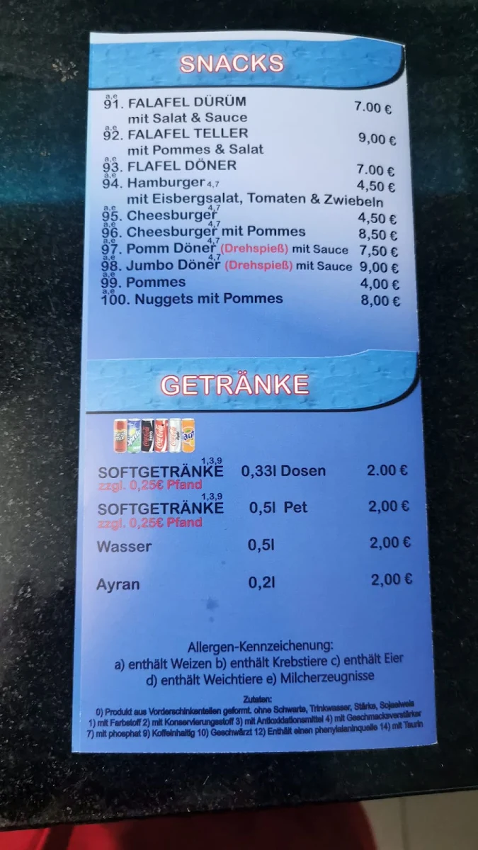 Speisekarte photo 1