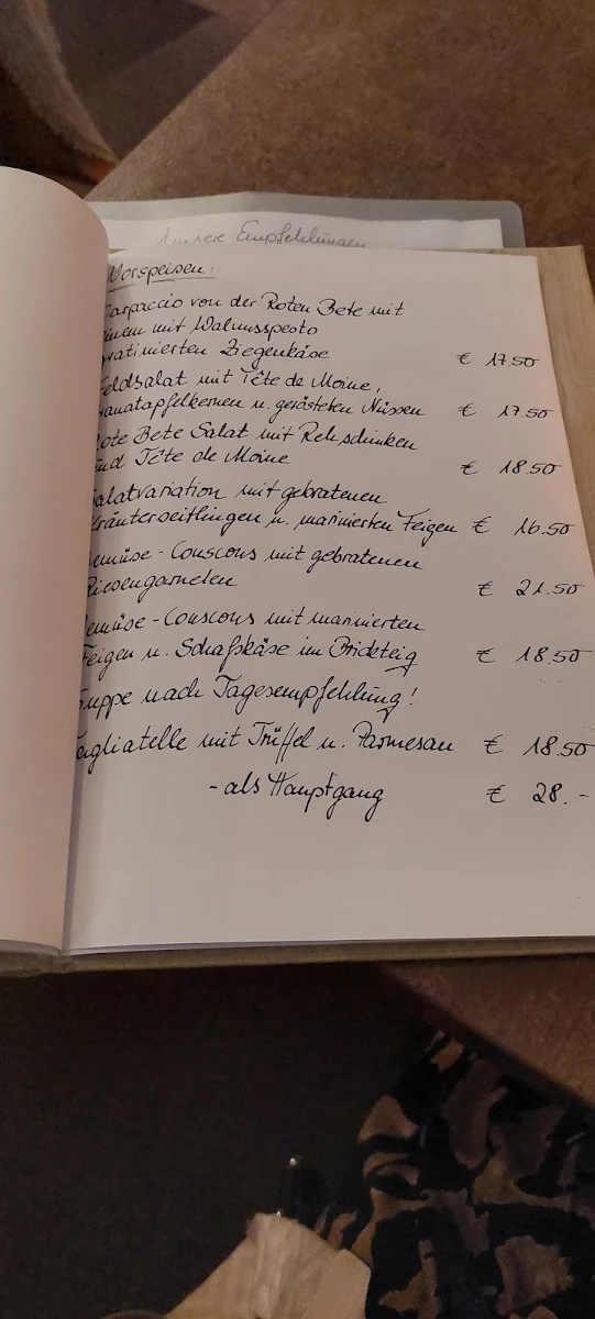 Speisekarte, Millé