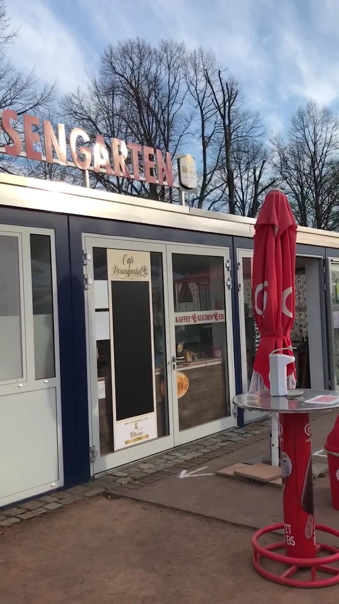 Speisekarte, Café Rosengarten