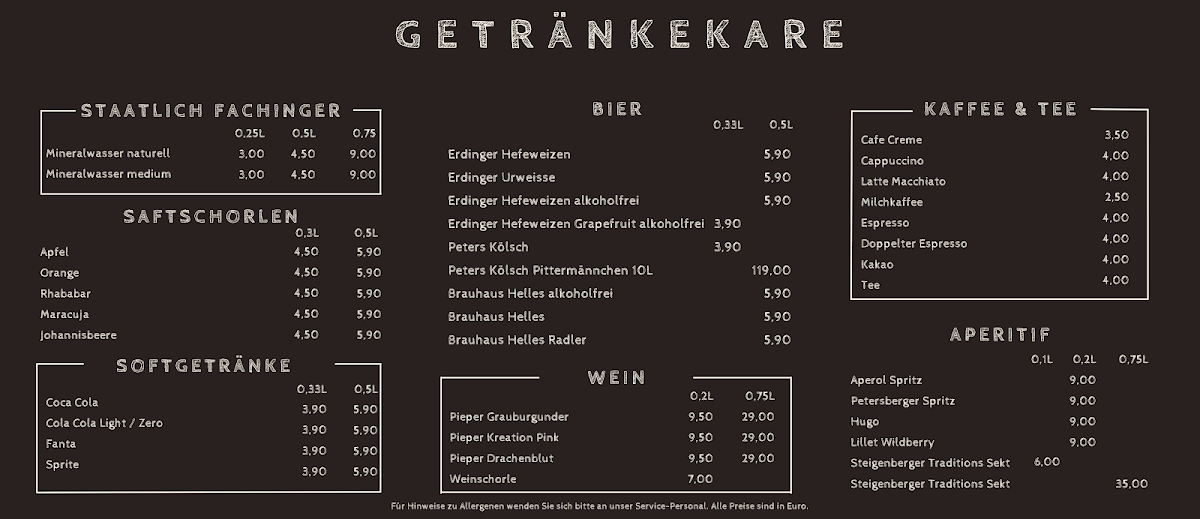 Speisekarte photo 2