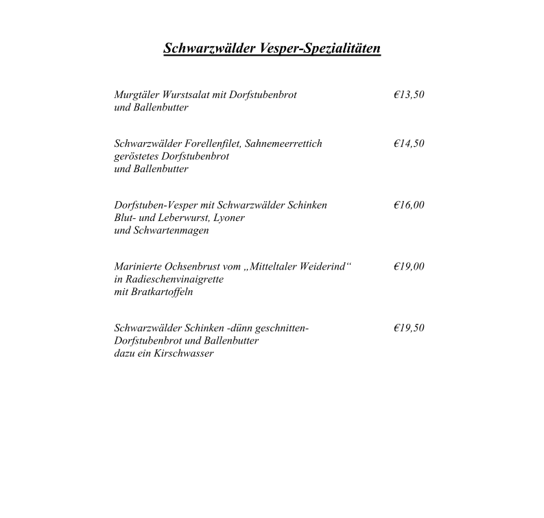 Speisekarte photo 6
