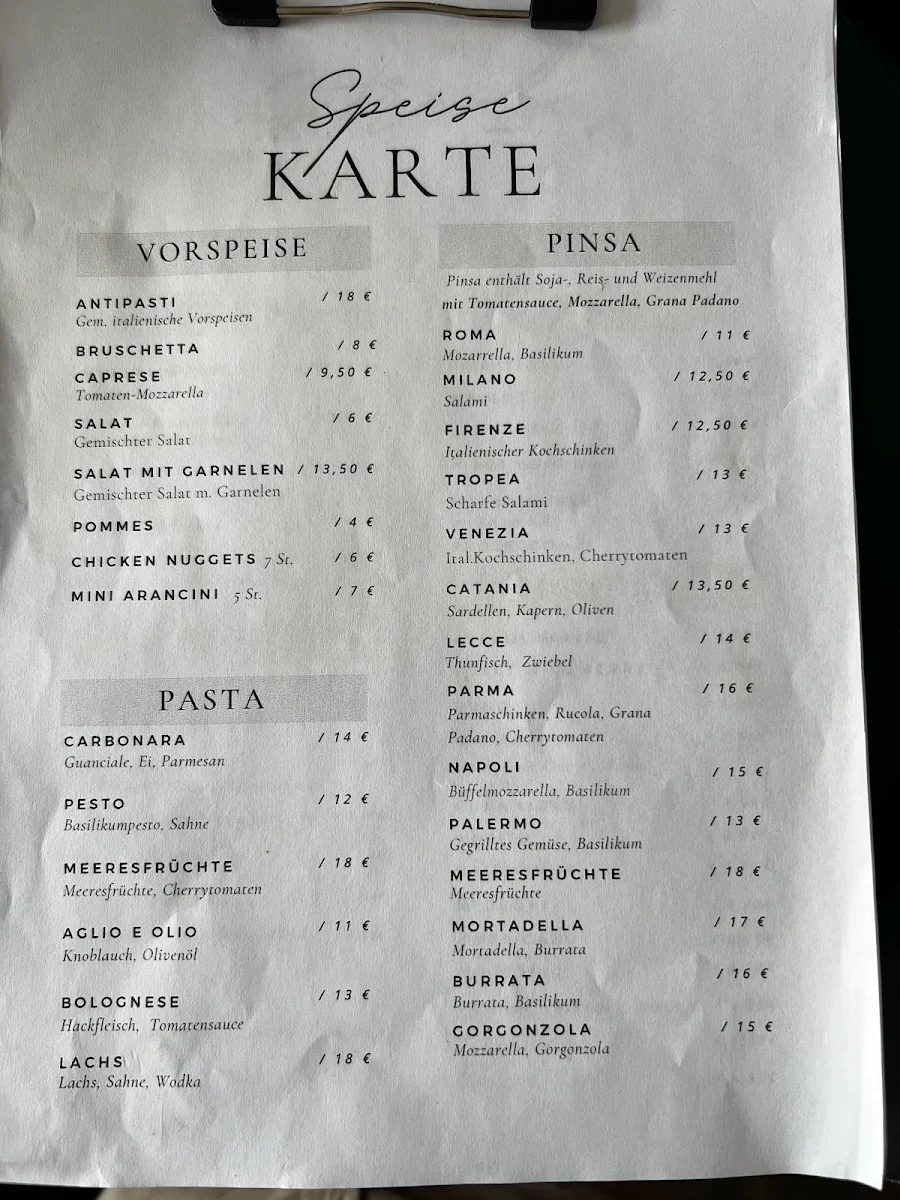 Speisekarte photo 1