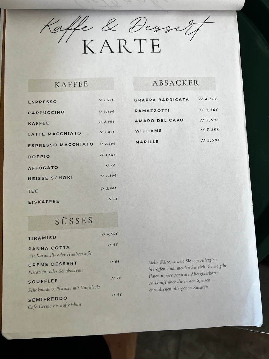 Speisekarte photo 2