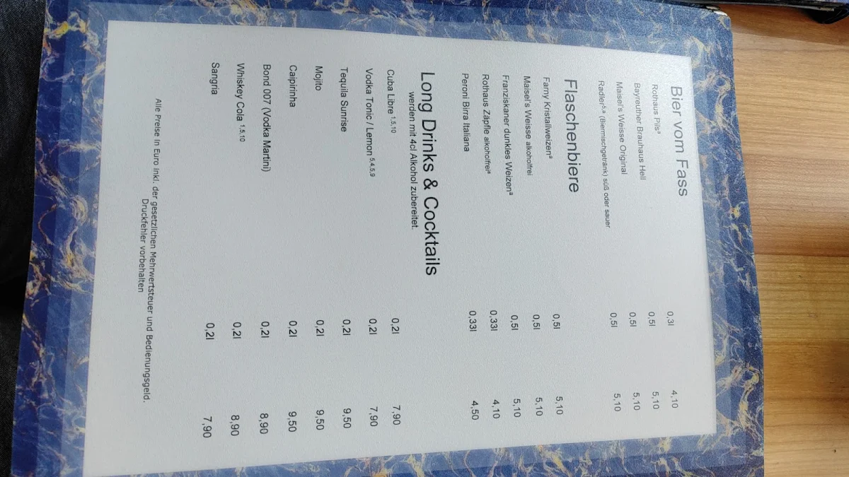 Speisekarte photo 3