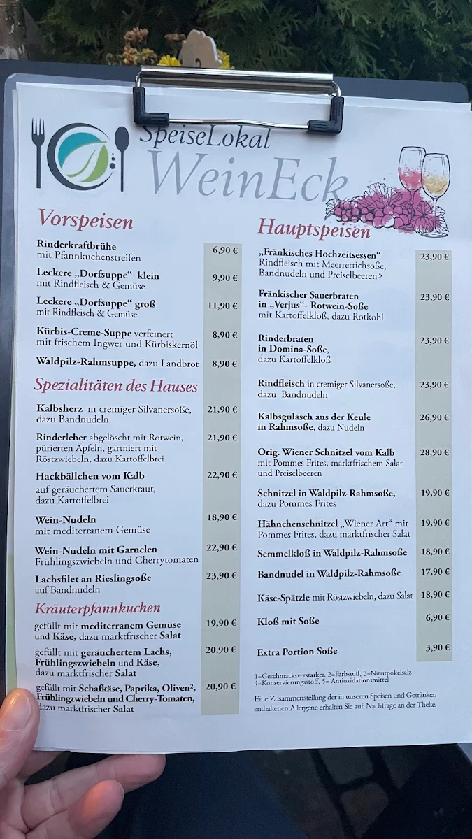 Speisekarte photo 2