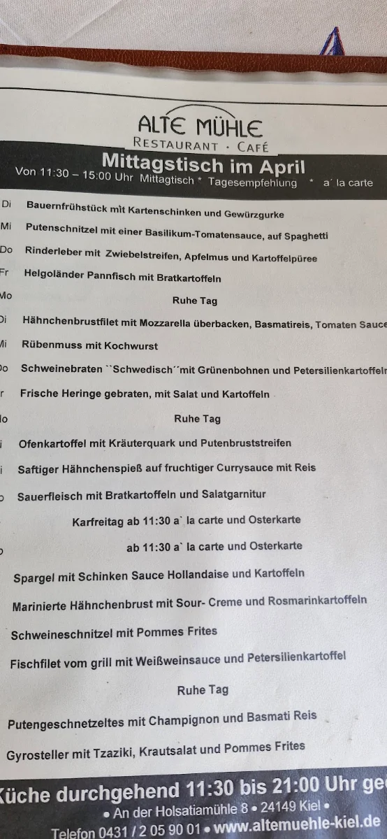 Speisekarte photo 6
