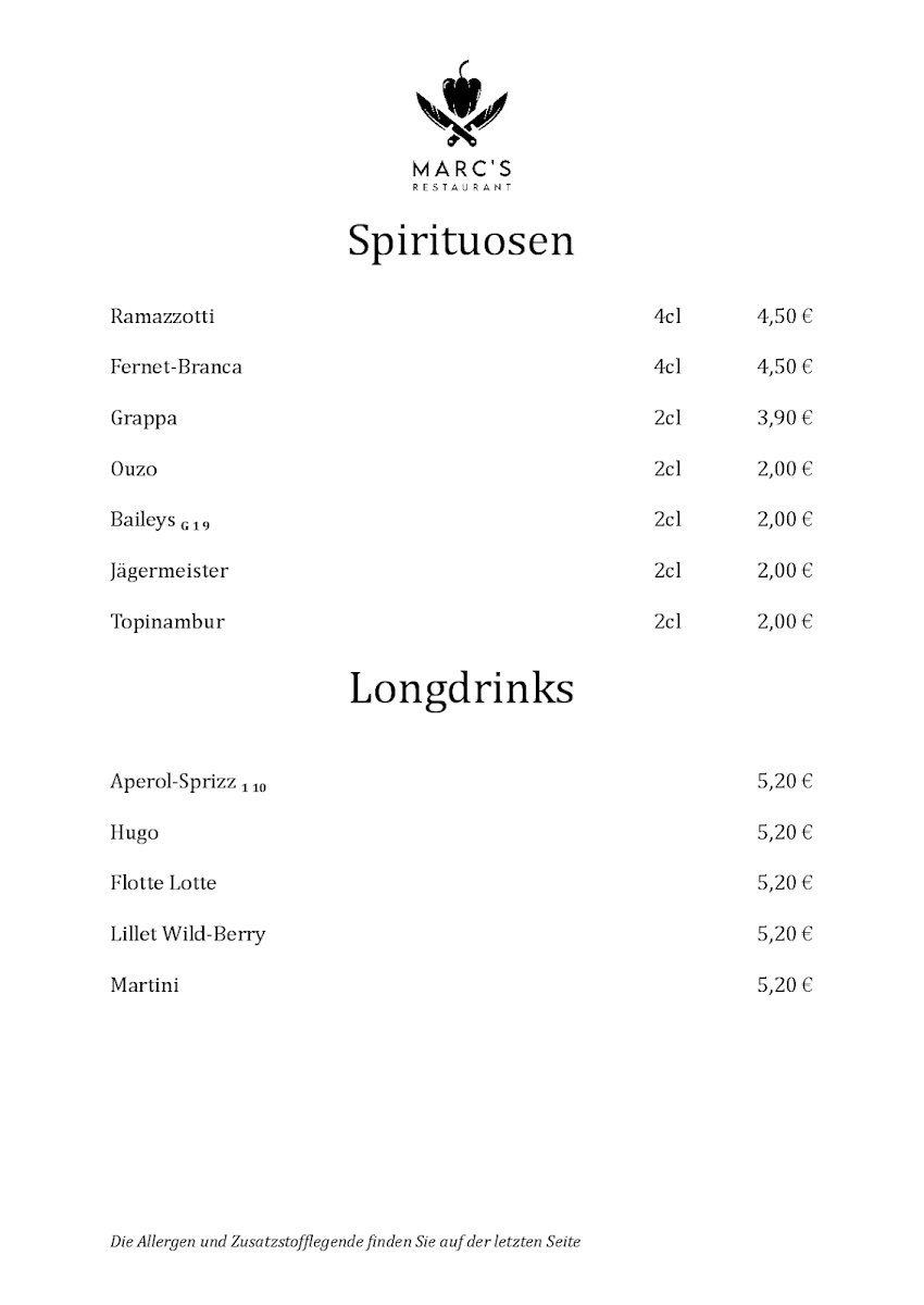 Speisekarte photo 3