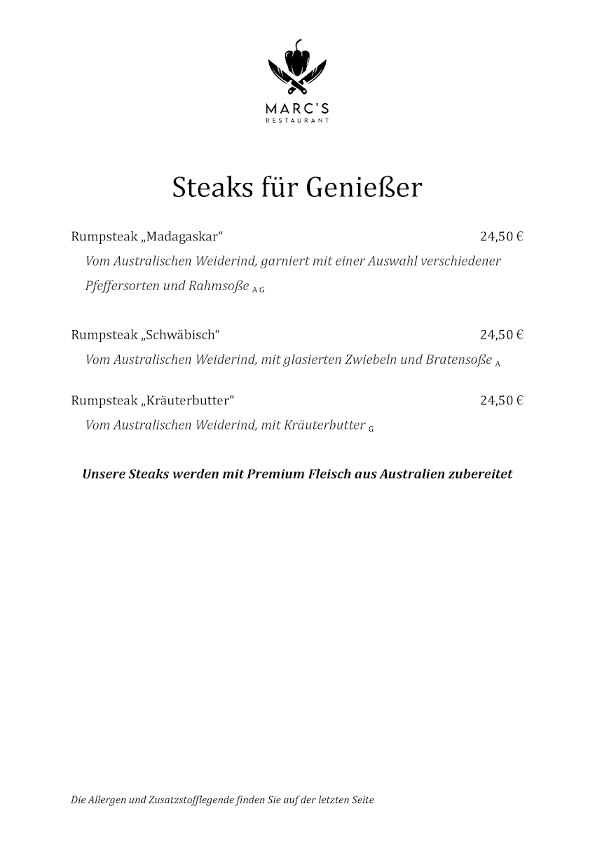 Speisekarte photo 7