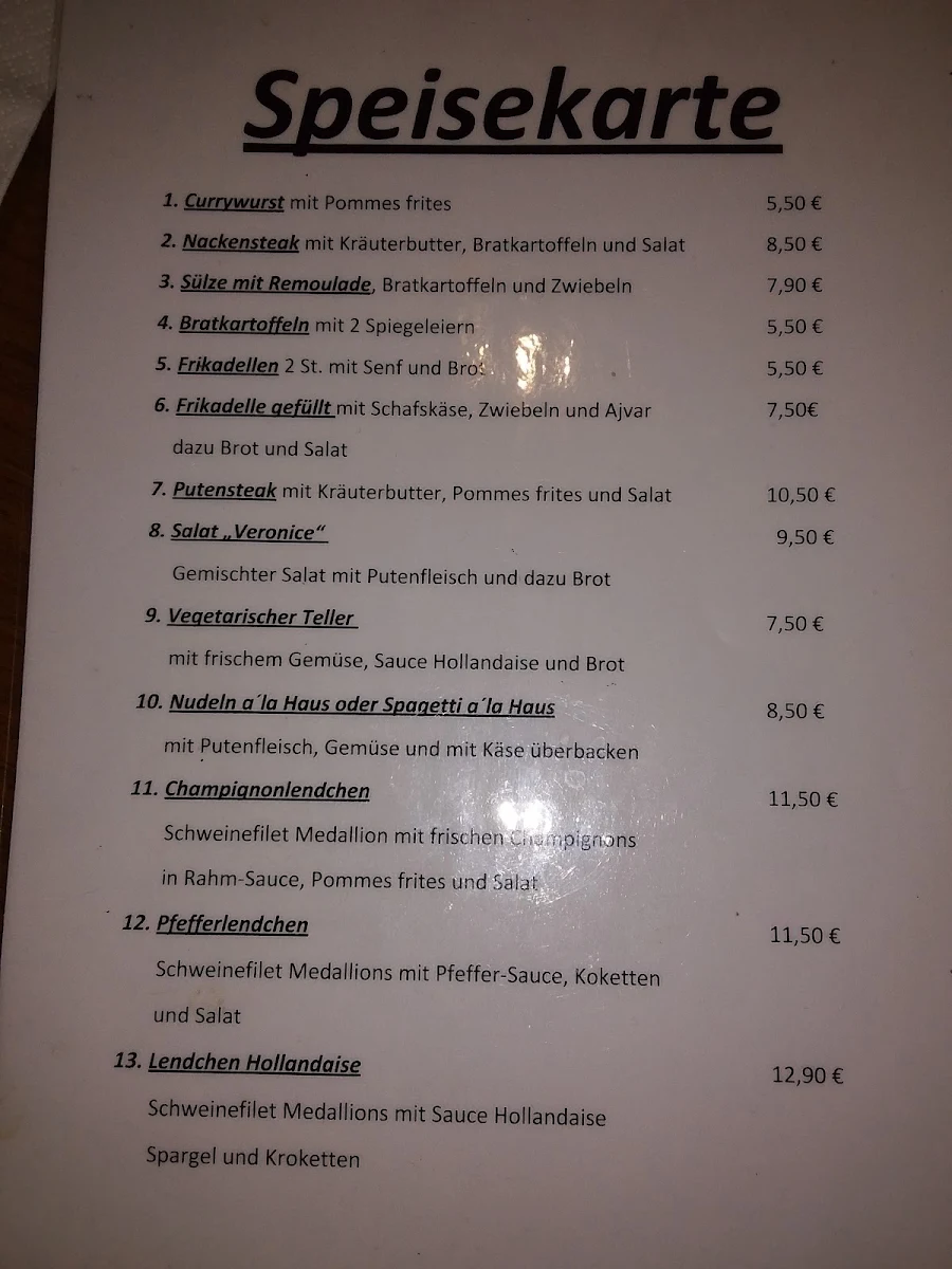 Speisekarte photo 2