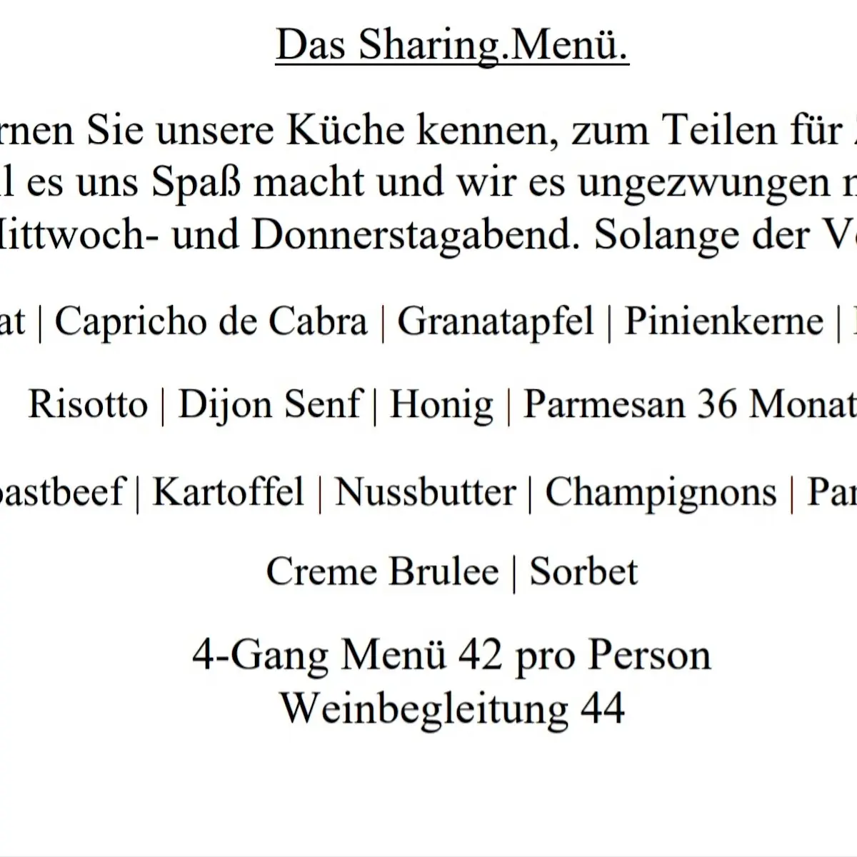 Speisekarte photo 6