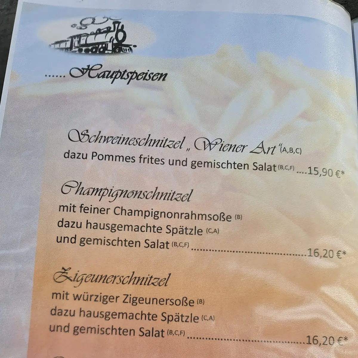 Speisekarte photo 5