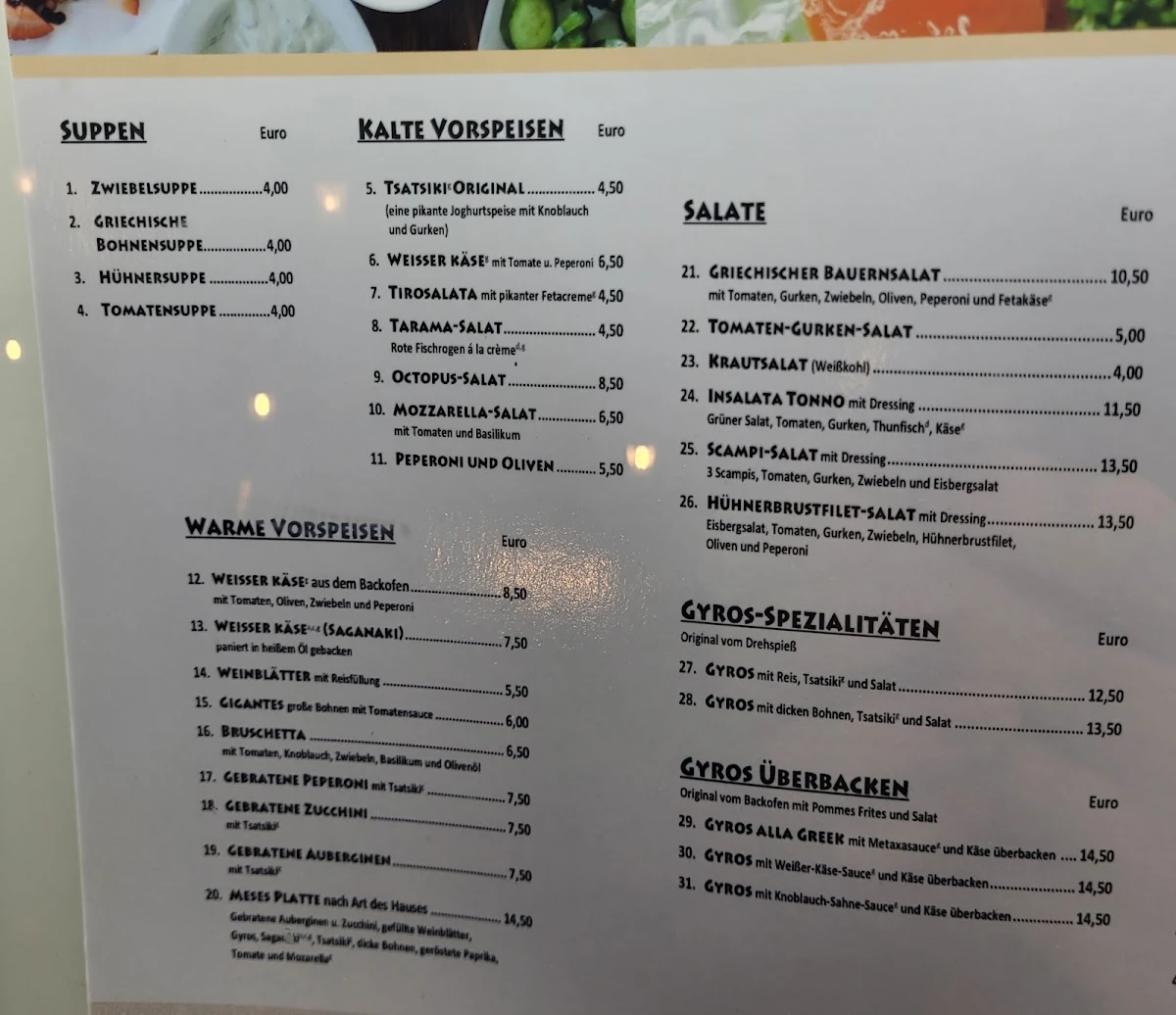 Speisekarte photo 3