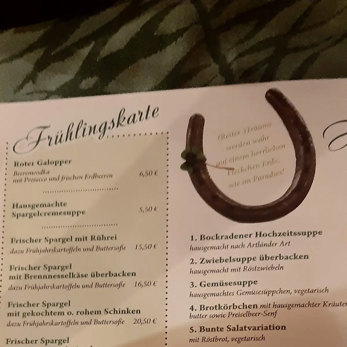 Speisekarte photo 4