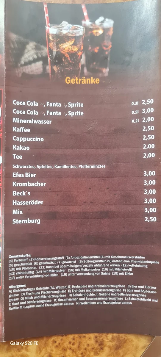 Speisekarte photo 2