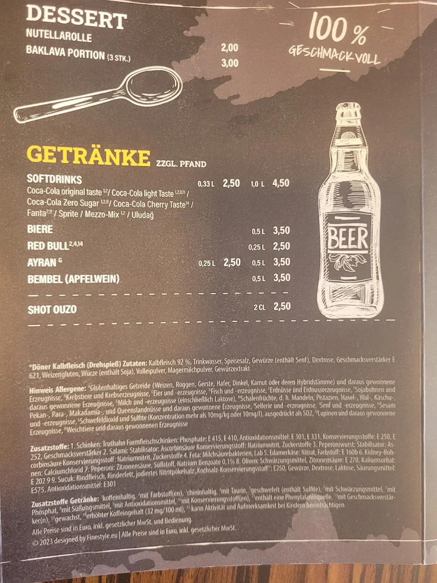 Speisekarte photo 4