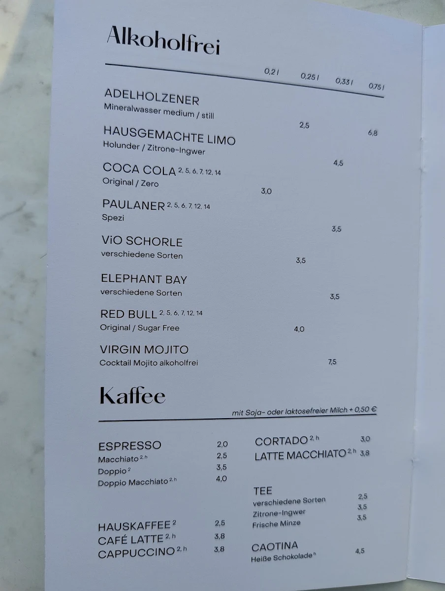 Speisekarte photo 1