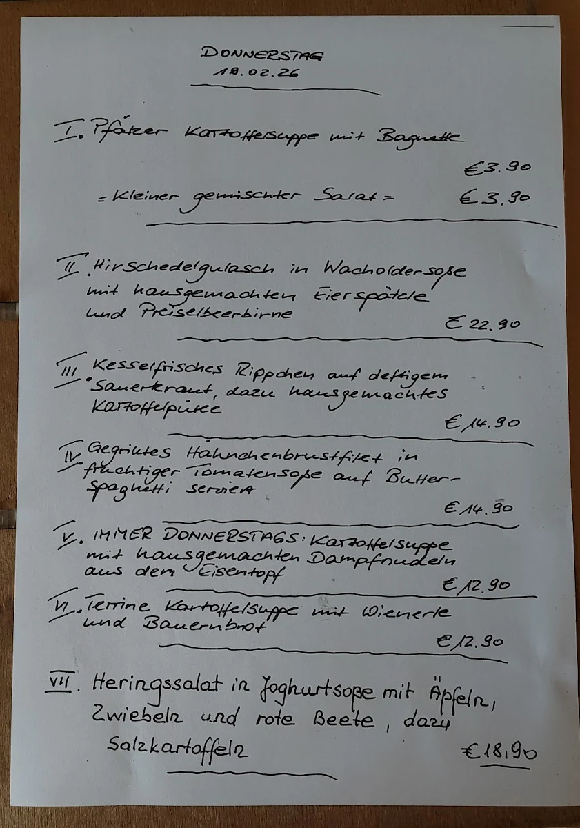 Speisekarte photo 1