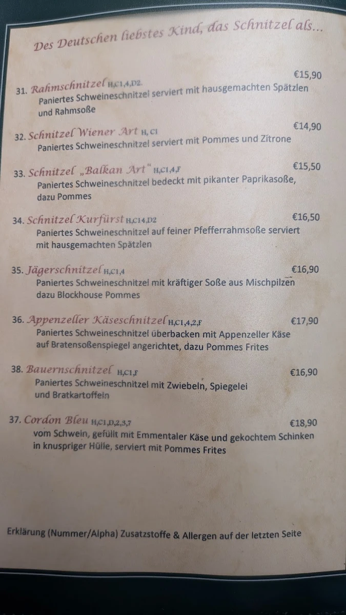 Speisekarte photo 6