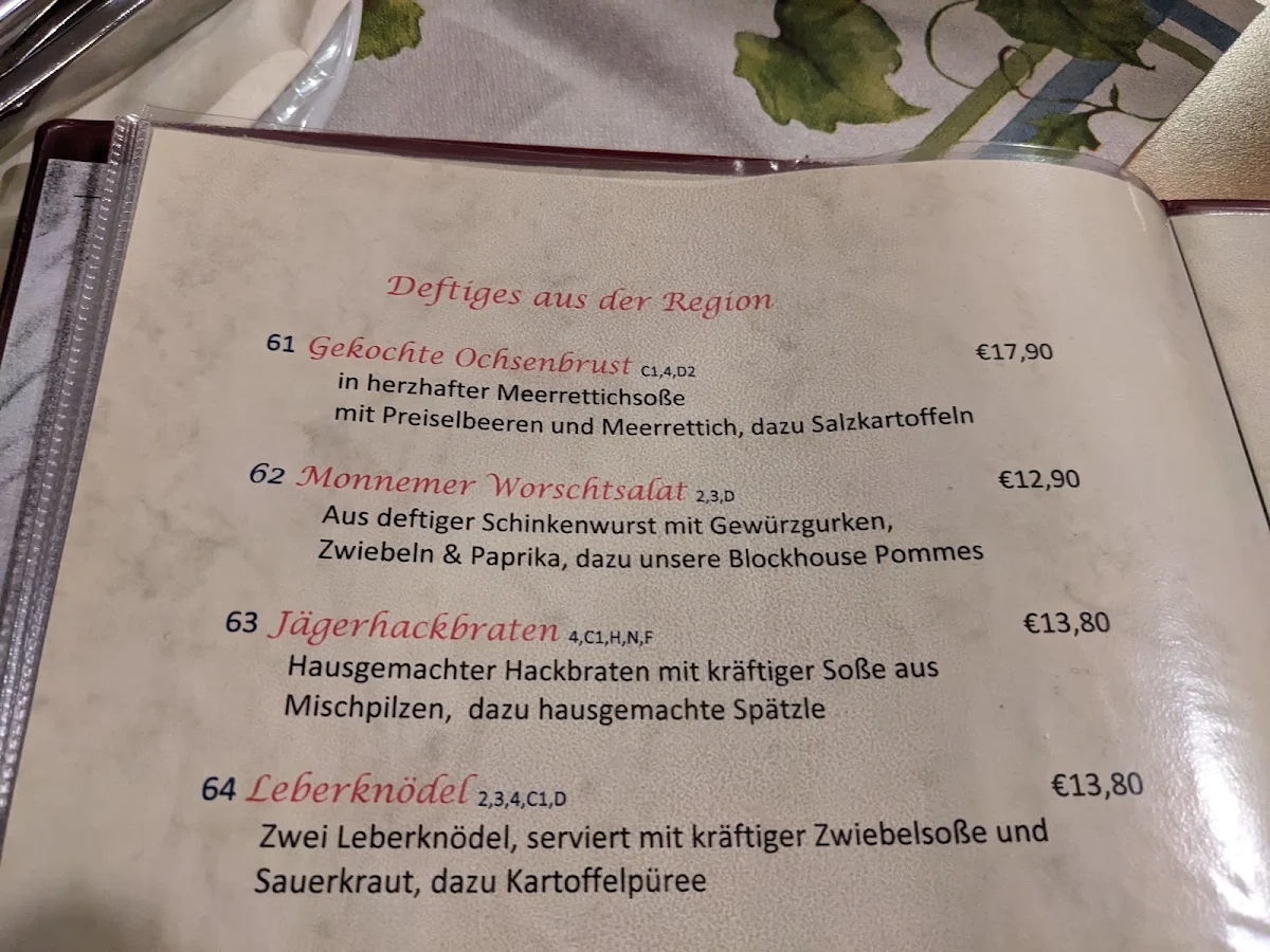 Speisekarte photo 8