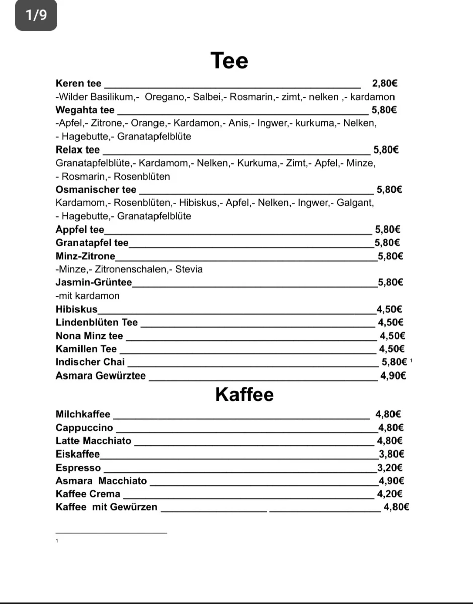 Speisekarte photo 1