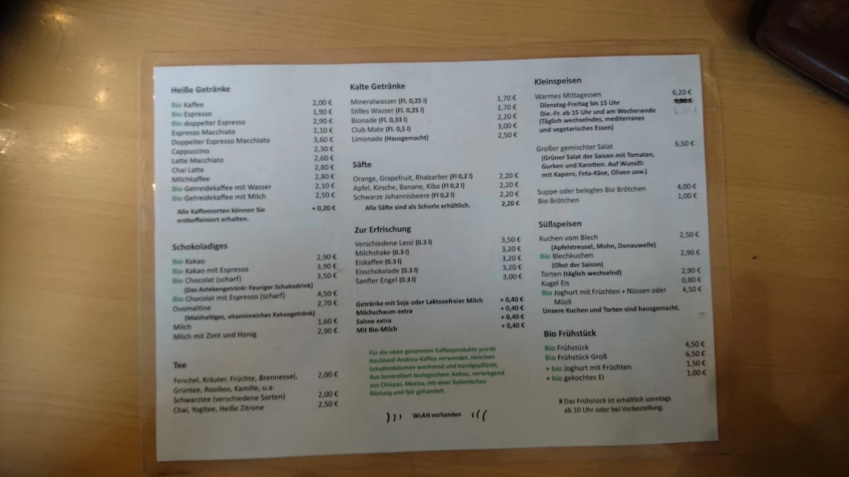 Speisekarte photo 2