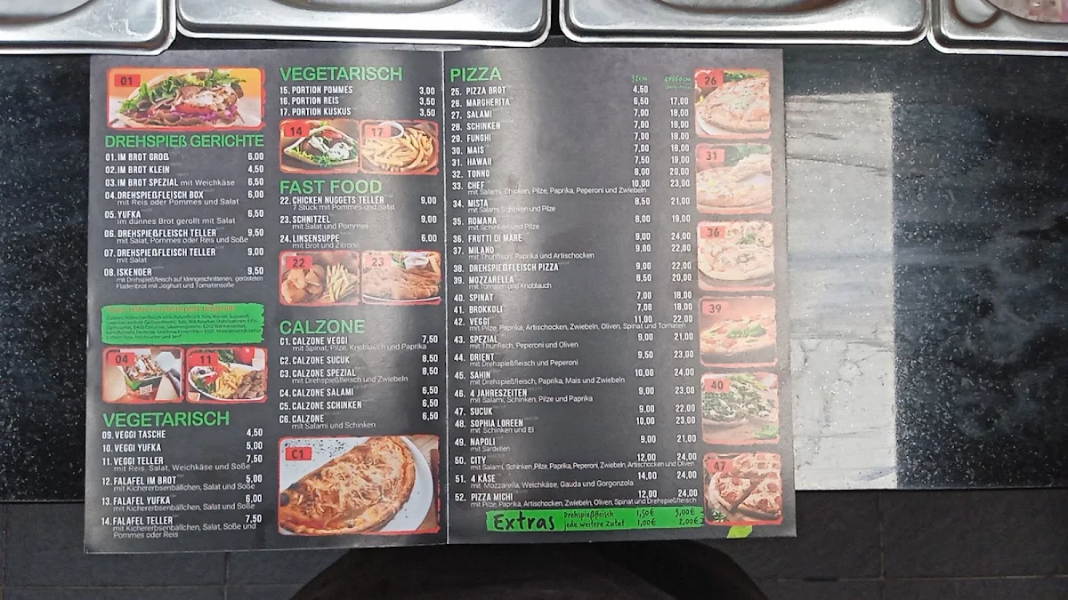 Speisekarte, MERTER GRILLHAUS