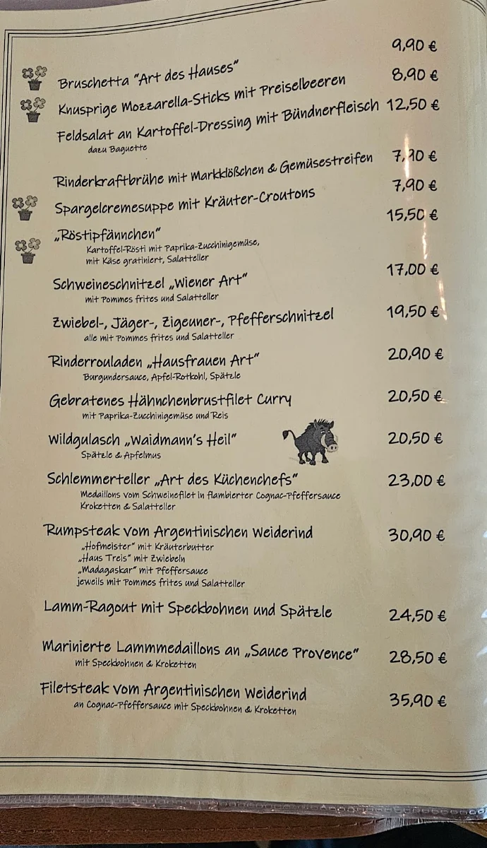 Speisekarte photo 1