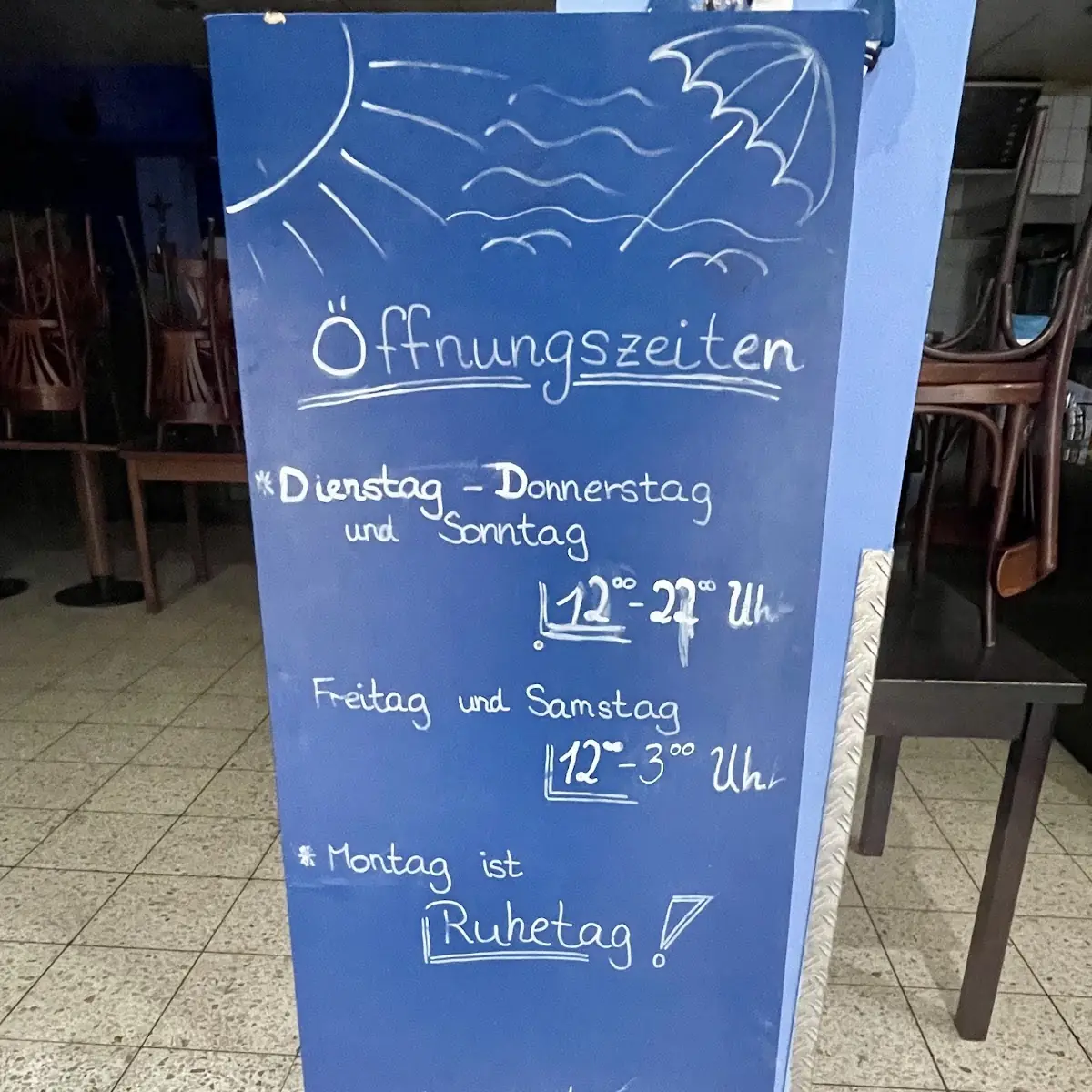Speisekarte, Dios Taverne - Wuppertal