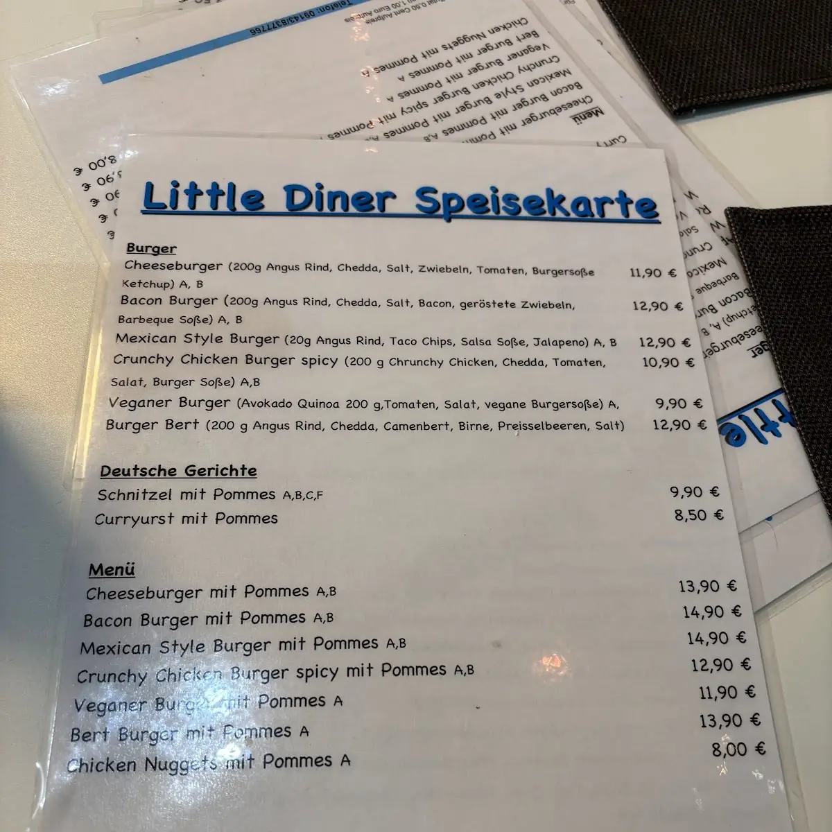 Speisekarte photo 3