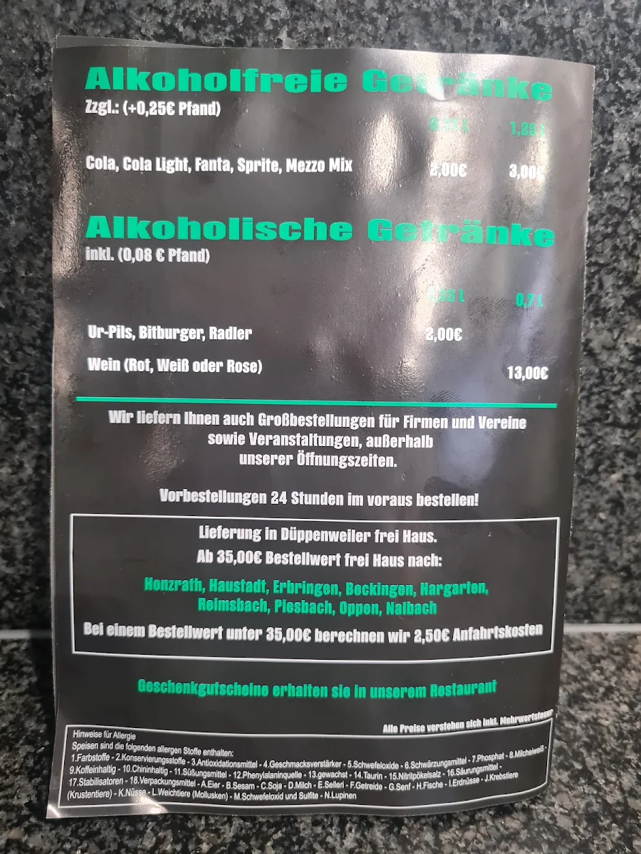 Speisekarte photo 5