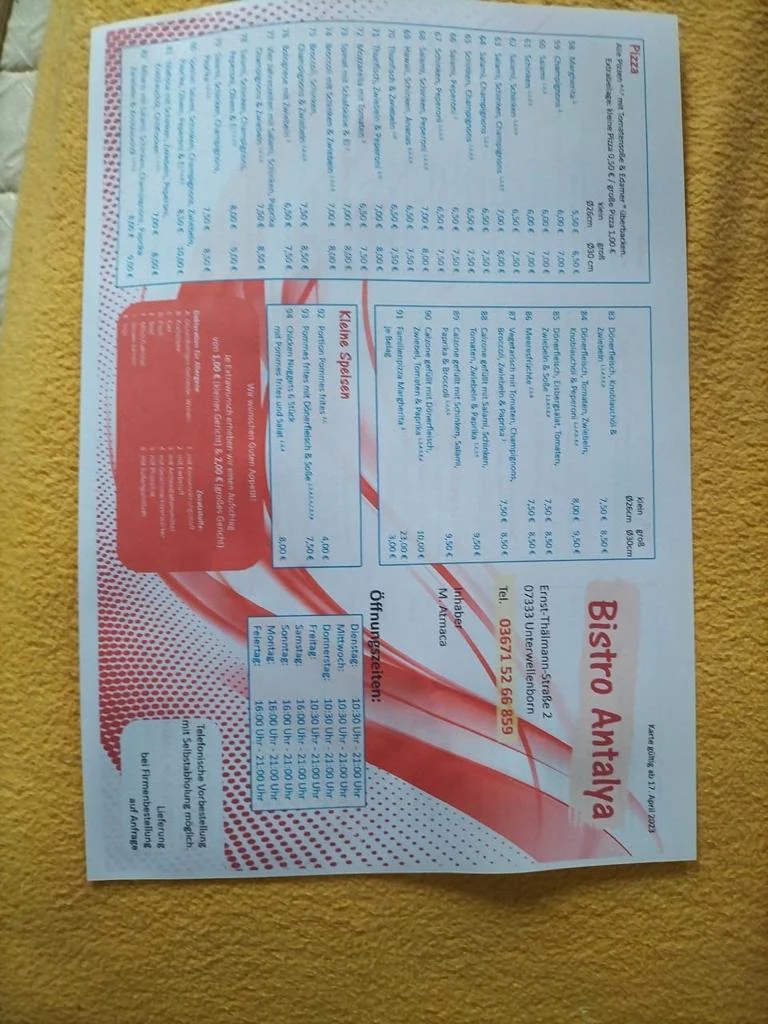 Speisekarte photo 3