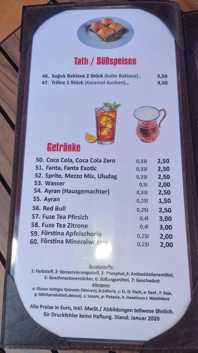 Speisekarte photo 4