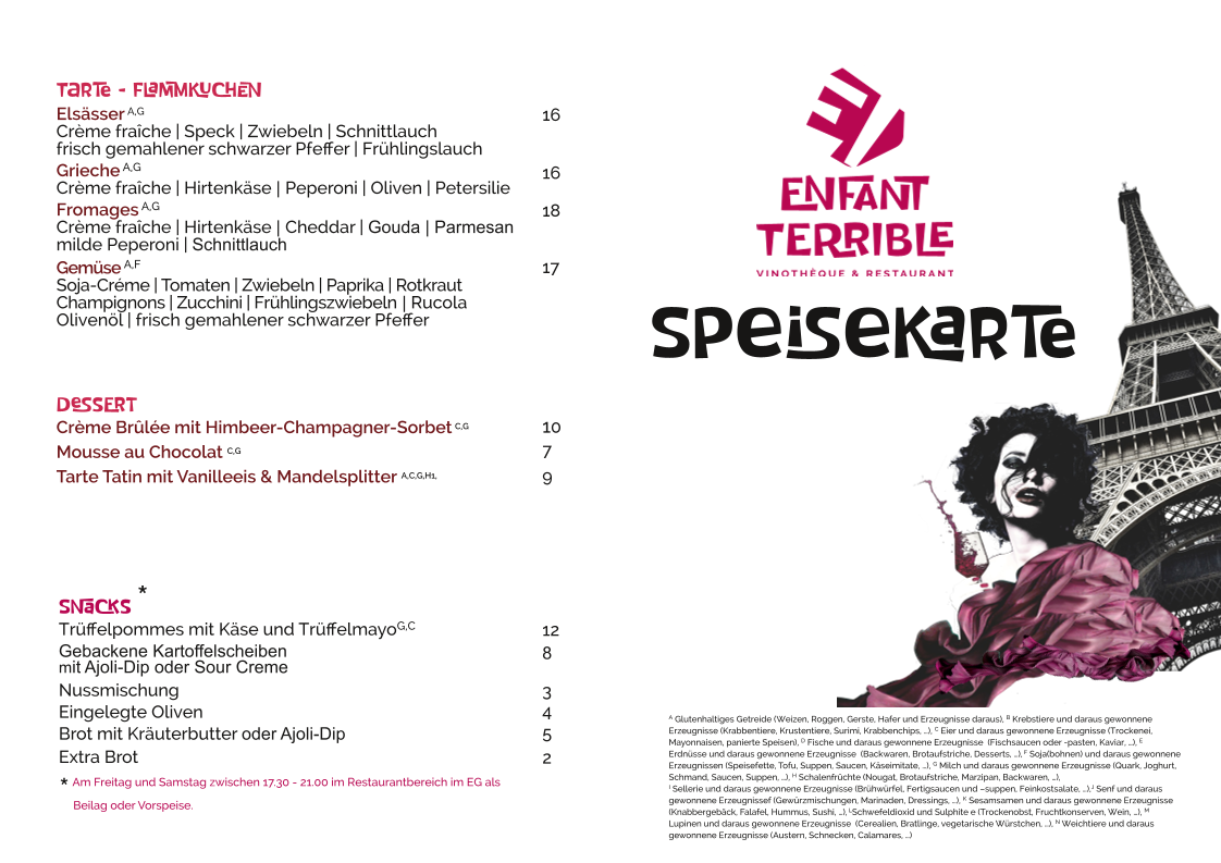 Speisekarte photo 2