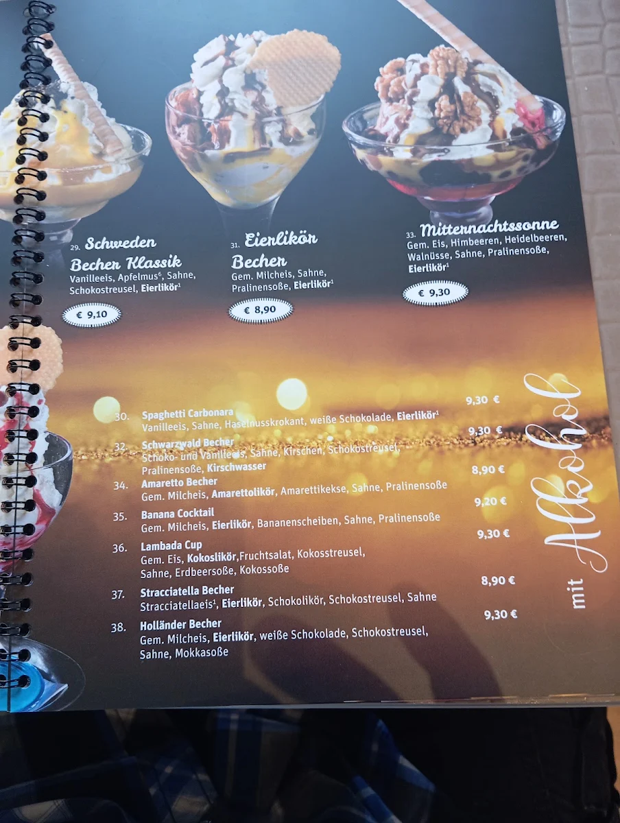 Speisekarte, Cafe Klostertor