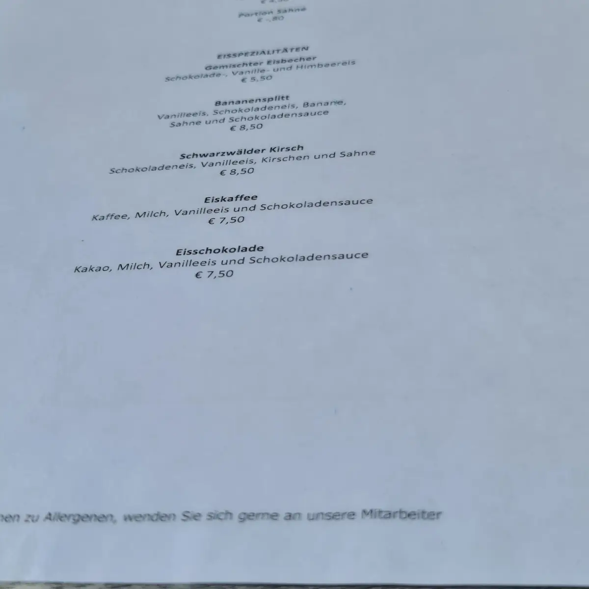 Speisekarte photo 8