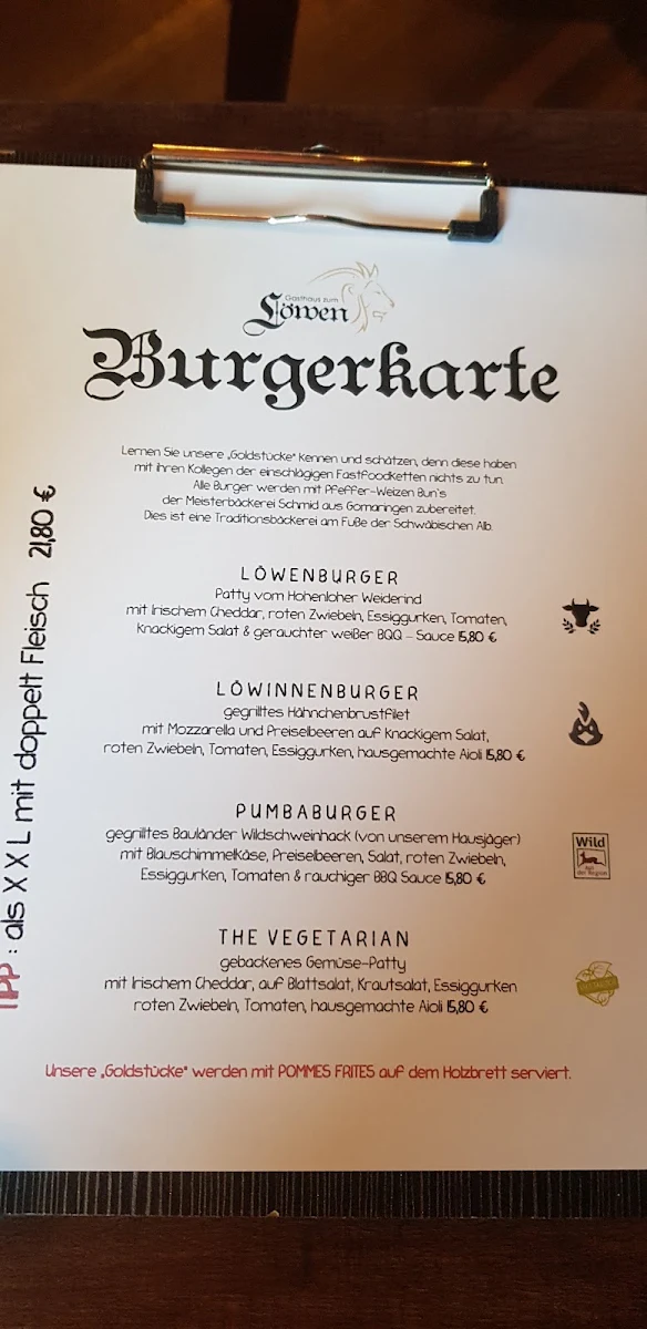 Speisekarte photo 2