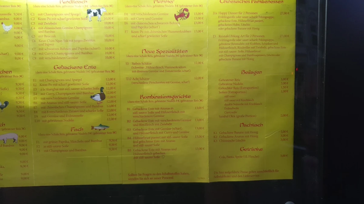 Speisekarte photo 2