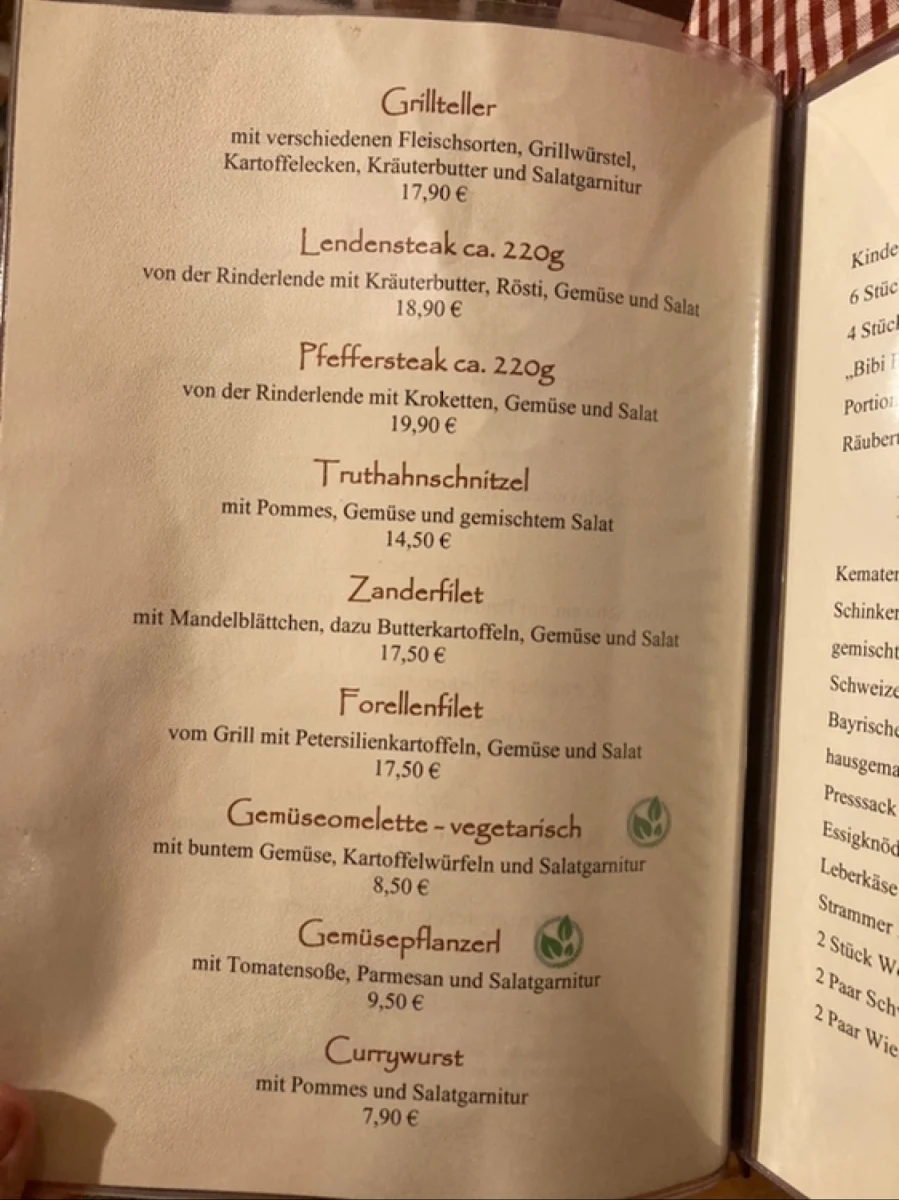 Speisekarte photo 10