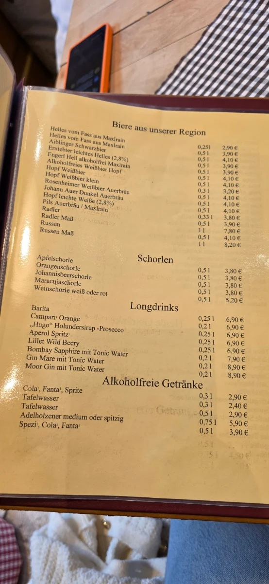 Speisekarte photo 2