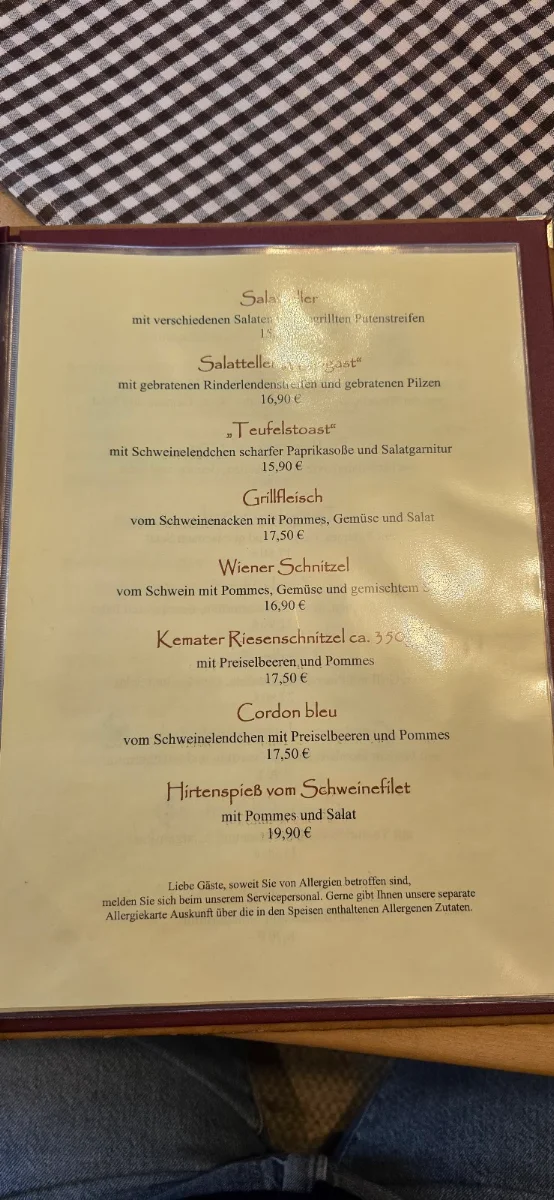 Speisekarte photo 8