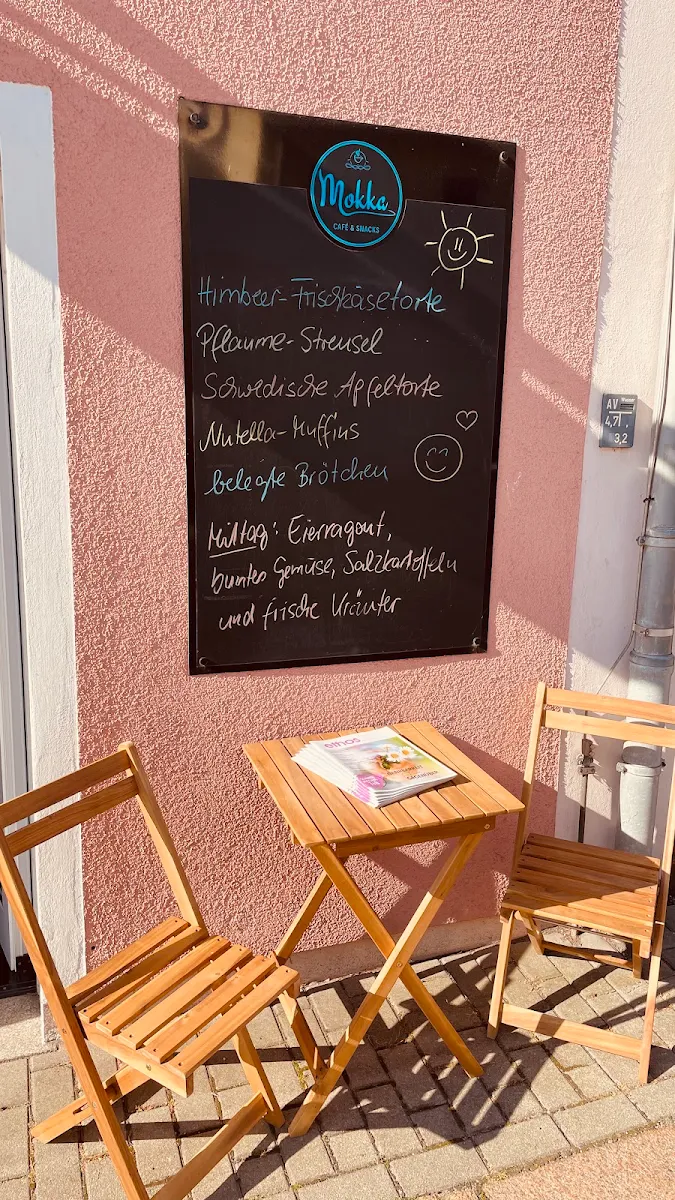 Speisekarte, Mokka - Café und Snacks
