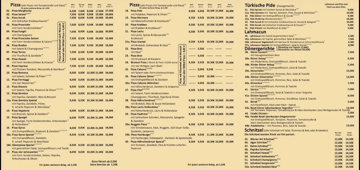 Speisekarte photo 2