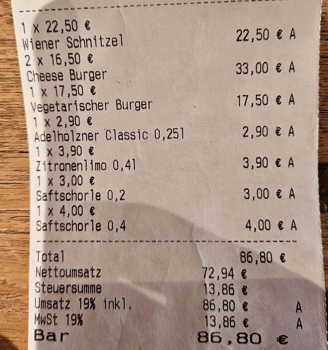 Speisekarte photo 2
