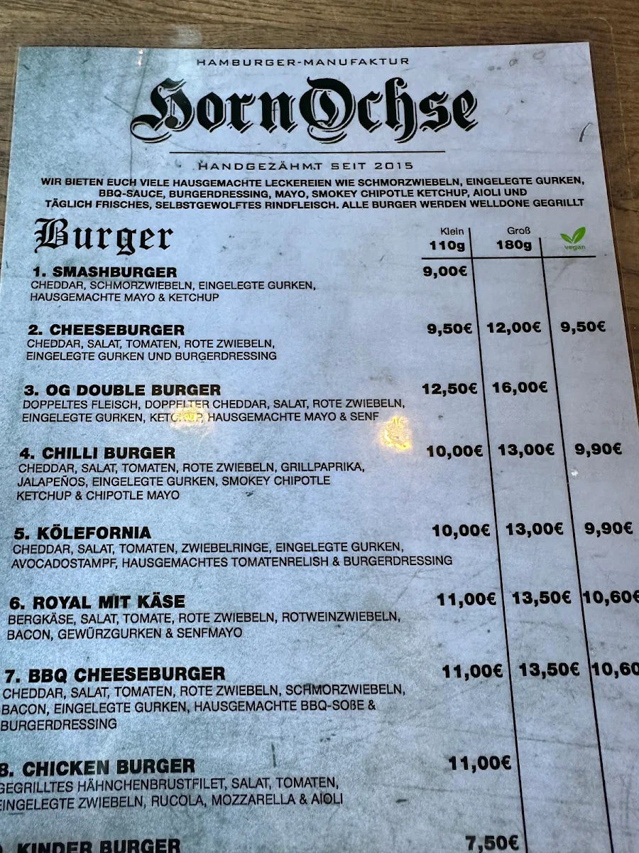 Speisekarte photo 4